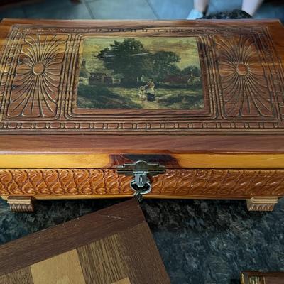 Decorative Wooden Boxes and Wood Chess Board