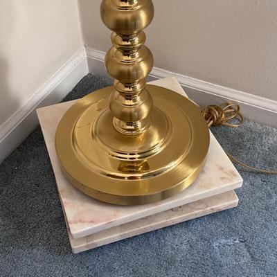 Vintage Floor Lamp w/ Marble Base