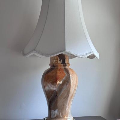Marbled Table Lamp