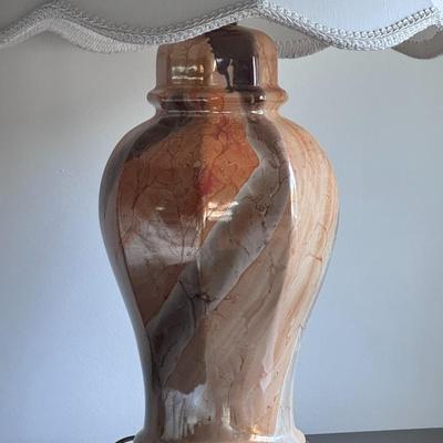 Marbled Table Lamp