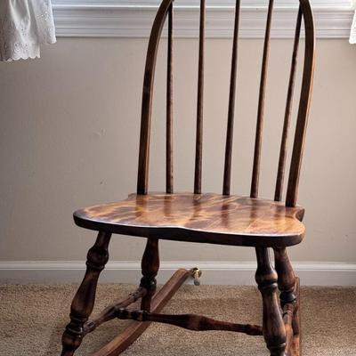 Armless Wood Rocker