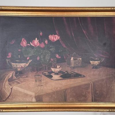 Framed Artwork- Ignaz Schonbrunner (19th century Austrian painter)