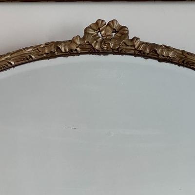 Ornate Oval Hanging Wall Mirror
