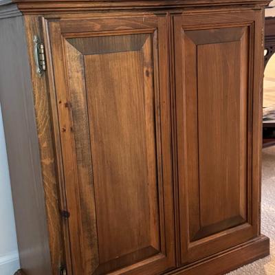 Wood Cabinet (contents not included)