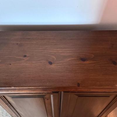 Wood Cabinet (contents not included)