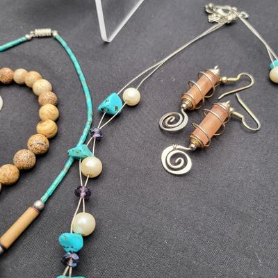 Fashion Jewelry Turquoise, Shell, Glass Beads + More