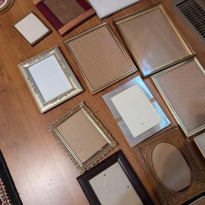 Assortment Of Picture Frames Various Sizes