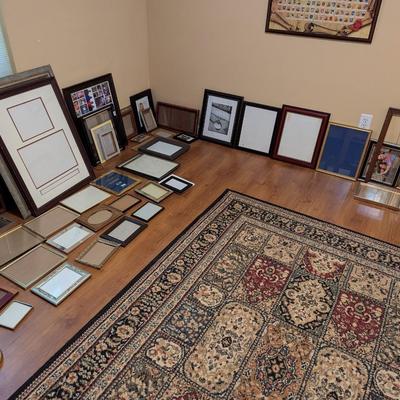 Assortment Of Picture Frames Various Sizes