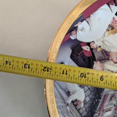 Numbered Pope John Paul II Commemorative Plate
