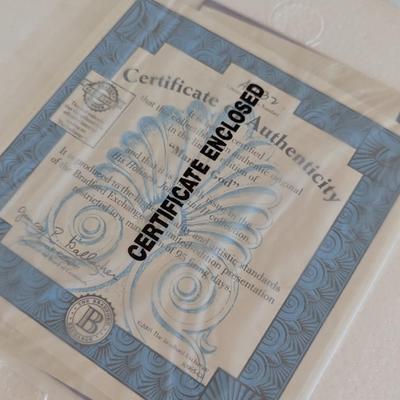 Numbered His Holiness John Paul II Bradford Exchange Plates With COA