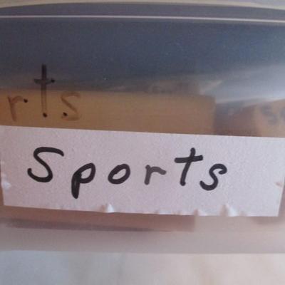 Various Sports Wood Rubber Stamps Craft Card Art Making Wooden Stamps