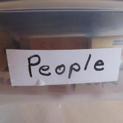 Various People Wood Rubber Stamps Craft Card Art Making Wooden Stamps