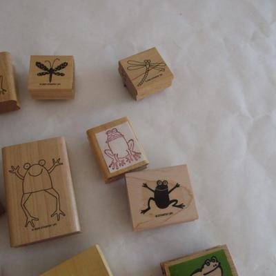 Various Jumpers & Crawlers Wood Rubber Stamps Craft Card Art Making Wooden Stamps