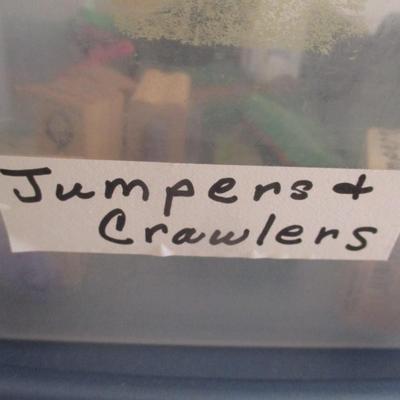 Various Jumpers & Crawlers Wood Rubber Stamps Craft Card Art Making Wooden Stamps