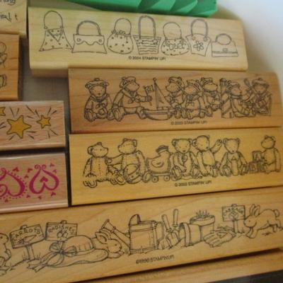 Various Borders Wood Rubber Stamps Craft Card Art Making Wooden Stamps (see all pictures)