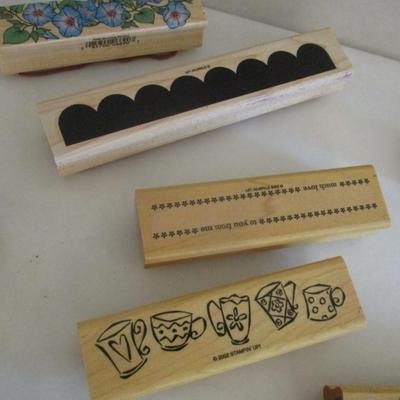 Various Borders Wood Rubber Stamps Craft Card Art Making Wooden Stamps (see all pictures)