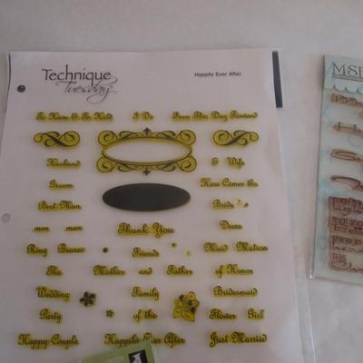 Various Wood Rubber Stamps Craft Card Art Making Wooden Stamps