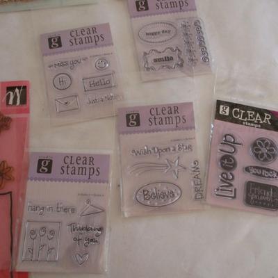 Various Wood Rubber Stamps Craft Card Art Making Wooden Stamps