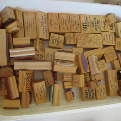 Various Best Wishes Friendship Wood Rubber Stamps Craft Card Art Making Wooden Stamps (see all pictures)