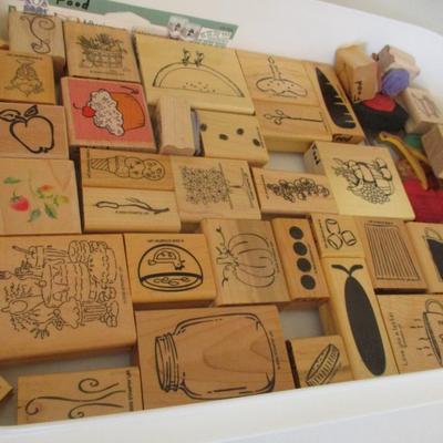 Various Food Wood Rubber Stamps Craft Card Art Making Wooden Stamps (see all pictures)