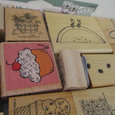 Various Food Wood Rubber Stamps Craft Card Art Making Wooden Stamps (see all pictures)