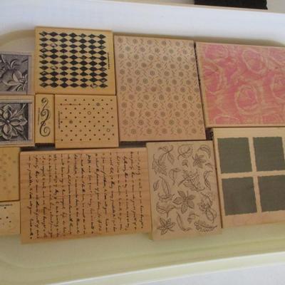 Various Backgrounds Wood Rubber Stamps Craft Card Art Making Wooden Stamps (see all pictures)