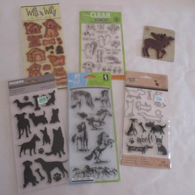 Various Animals Wood Rubber Stamps Craft Card Art Making Wooden Stamps