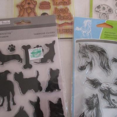 Various Animals Wood Rubber Stamps Craft Card Art Making Wooden Stamps