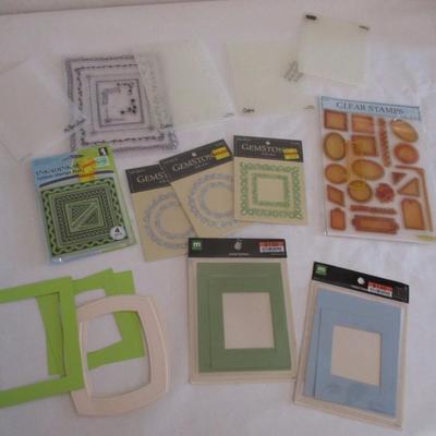 Various Frames Wood Rubber Stamps Craft Card Art Making Wooden Stamps (see all pictures)