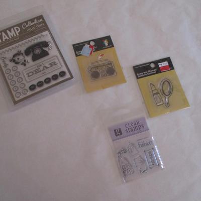 Various Home Wood Rubber Stamps Craft Card Art Making Wooden Stamps