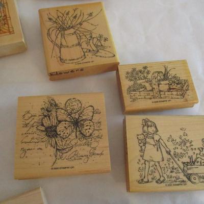 Various Scenery Wood Rubber Stamps Craft Card Art Making Wooden Stamps