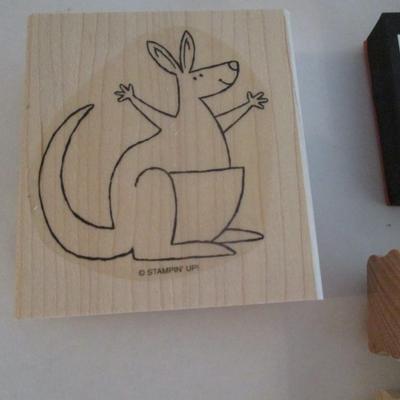 Various Animal Wood Rubber Stamps Craft Card Art Making Wooden Stamps