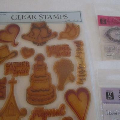 Various Wood Rubber Stamps Craft Card Art Making Wooden Stamps (see all pictures)