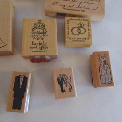 Various Wood Rubber Stamps Craft Card Art Making Wooden Stamps (see all pictures)