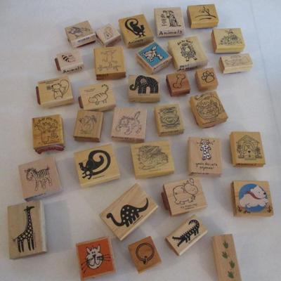 Various Wood Rubber Stamps Craft Card Art Making Wooden Stamps (see all pictures)