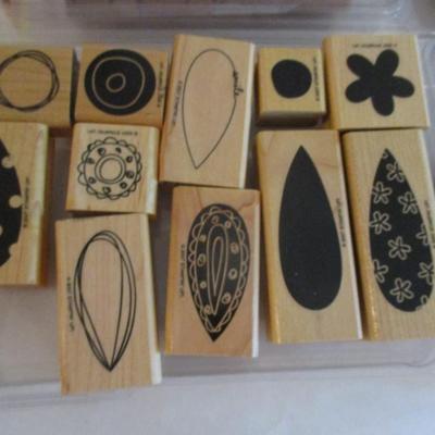 Various Wood Rubber Stamps Craft Card Art Making Wooden Stamps