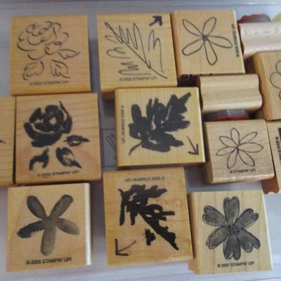 Various Wood Rubber Stamps Craft Card Art Making Wooden Stamps