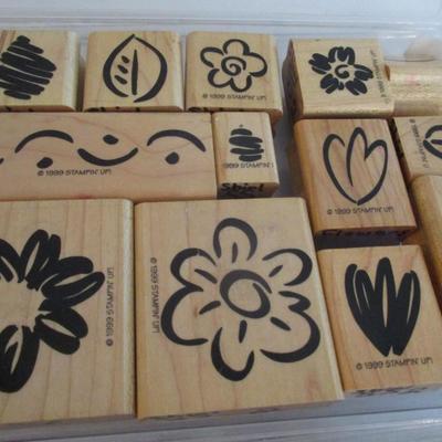 Various Wood Rubber Stamps Craft Card Art Making Wooden Stamps