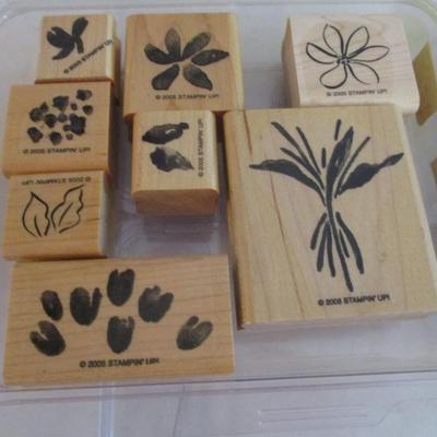 Various Wood Rubber Stamps Craft Card Art Making Wooden Stamps
