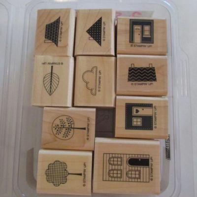 Various Wood Rubber Stamps Craft Card Art Making Wooden Stamps