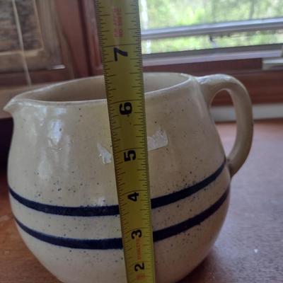 Glazed Pottery Pitcher