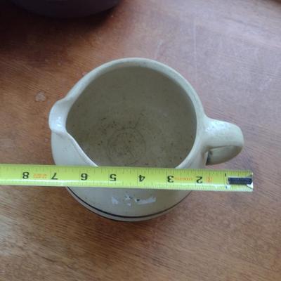 Glazed Pottery Pitcher