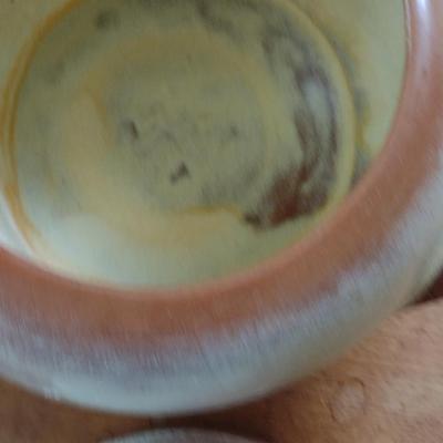 Frankoma Glazed Pottery Bean Pot with Lid