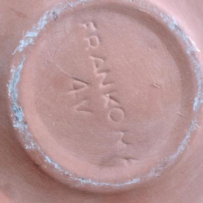 Frankoma Glazed Pottery Bean Pot with Lid