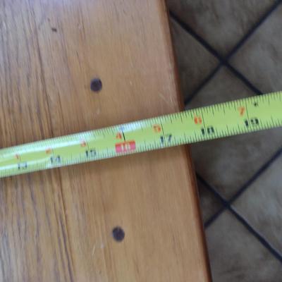 Wooden Side Table- Approx 19" x 17 1/2" x 17 1/4" Tall