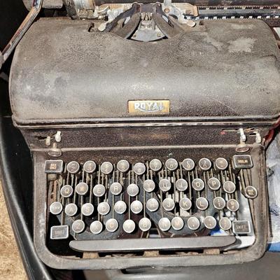 Vintage 1950’s Black Royal KMG Typewriter With Touch Control Comps selling at $150+