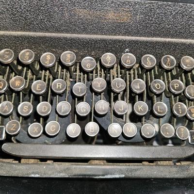 Vintage 1950’s Black Royal KMG Typewriter With Touch Control Comps selling at $150+