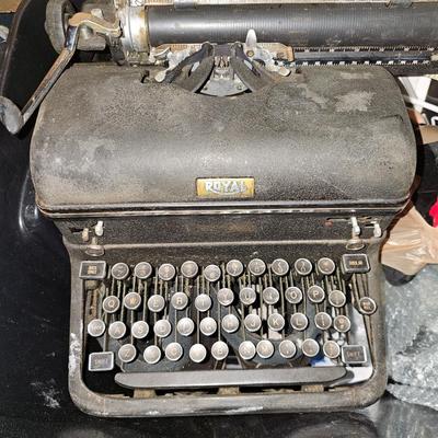 Vintage 1950’s Black Royal KMG Typewriter With Touch Control Comps selling at $150+