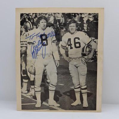 New Orleans Saints Autographs & Archie Manning Signed Photograph