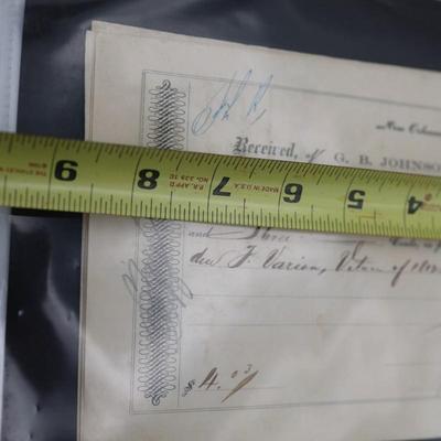 G.B. Johnson, Auditor of Public Accounts, New Orleans 1876 (8 total)
